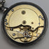 Antique Swiss made unsigned pocket watch with embossed silver plate case works well